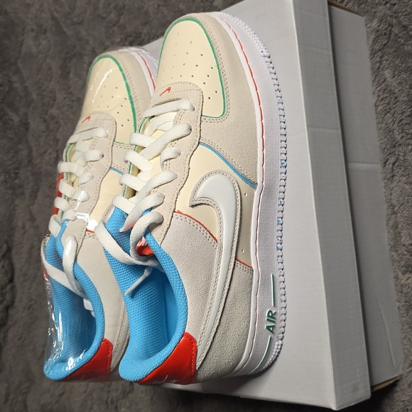 Air Force 1 "Cookie Cutter" Colorful Sneakers with Unique Design - Picture 3 of 6